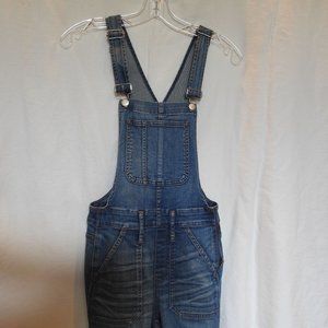 Blue jean overalls